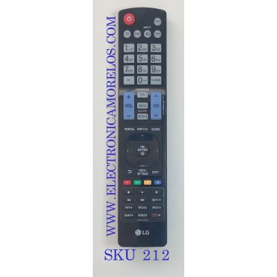 CONTROL REMOTO ORIGINAL PARA SMART TV LG “NUEVO“ / NUMERO DE PARTE AKB73755451 / MODELOS 49UU770H-UA.AUSWLJR / 55UU670H-UA.AUSWLOR / 55UU770H-UA.AUSWLJR / 65UV970H-UB.AUSYLJR